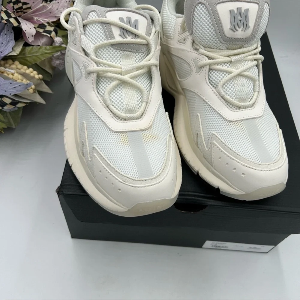 Men’s Gucci Amiri leather/mesh sneakers size 11